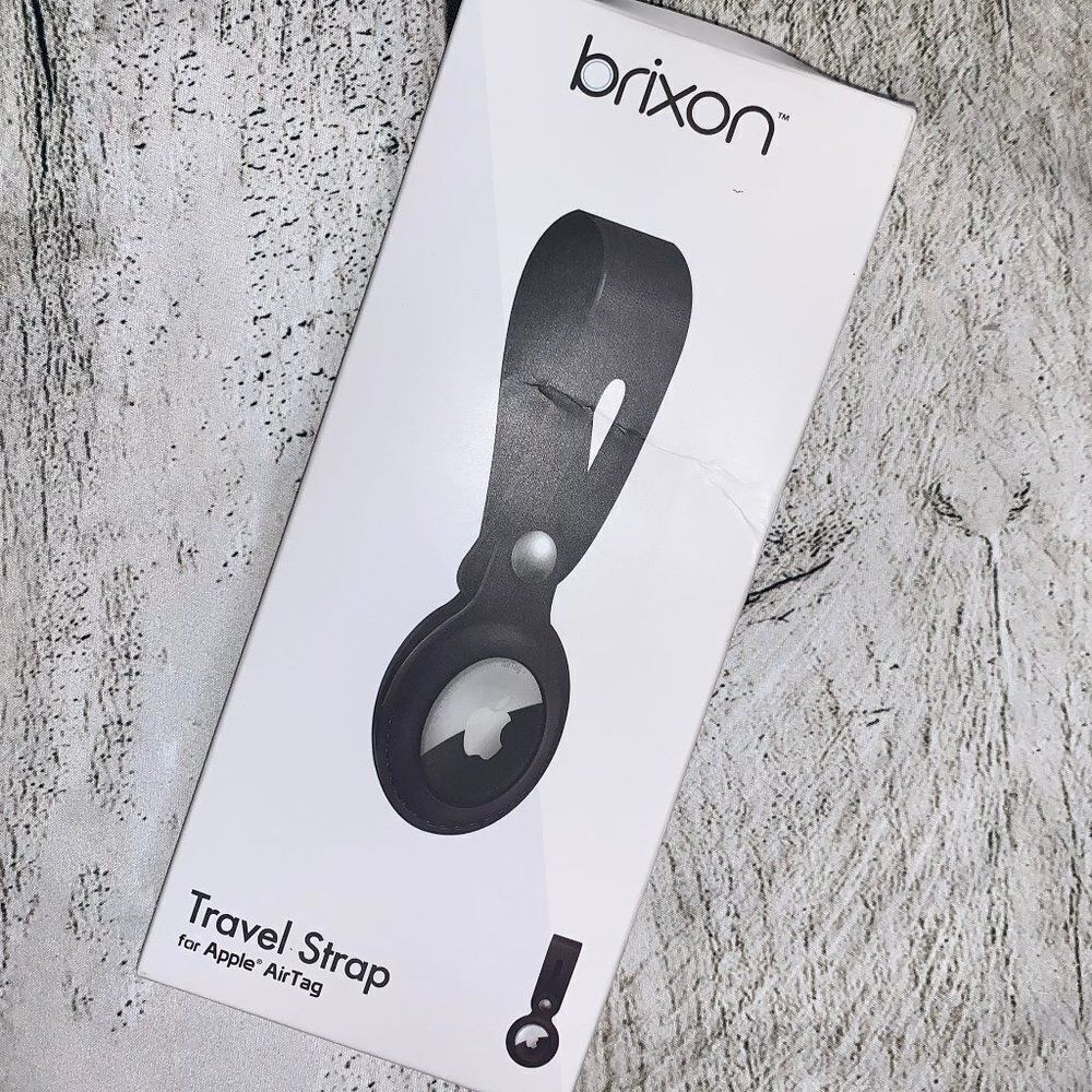 BrixonโTravelโ Strap for Apple Air Tag |โBlack